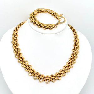 Luxe Interlock Statement Chain Set