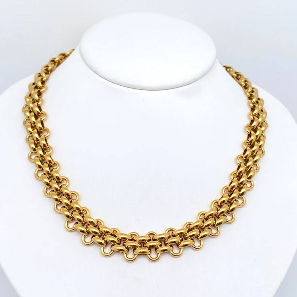 Luxe Interlock Statement Chain Set
