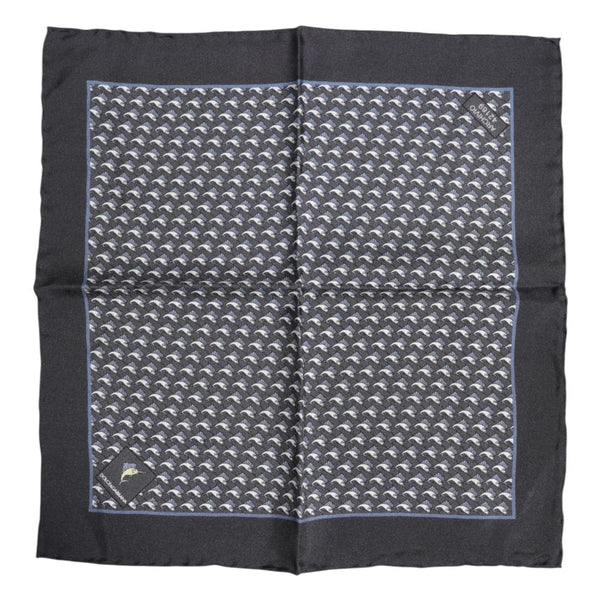 Black Silk Scarf