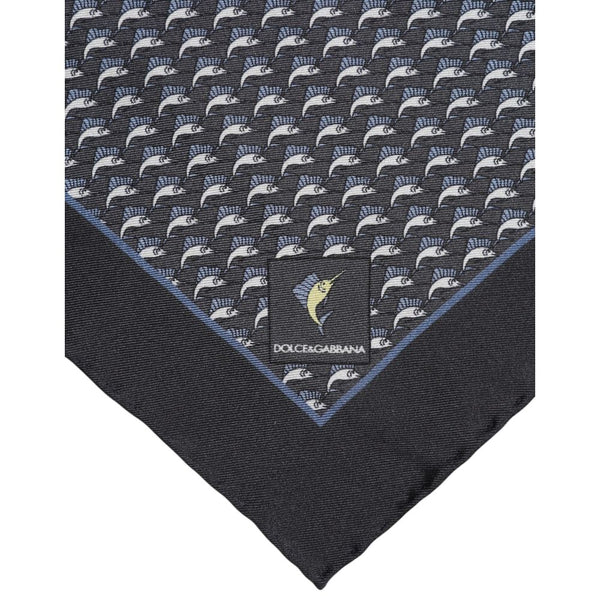Black Silk Scarf