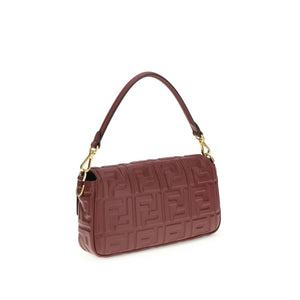 Bordeaux Calf Leather Bos Taurus Shoulder Bag