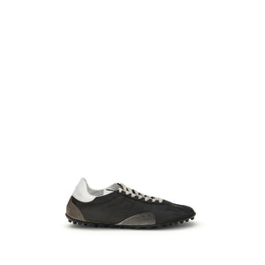 Multicolor Polyester Athletic Sneakers