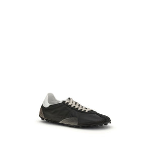 Multicolor Polyester Athletic Sneakers