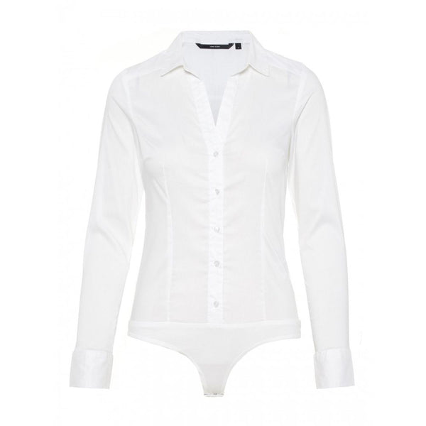 White Cotton Bodysuit
