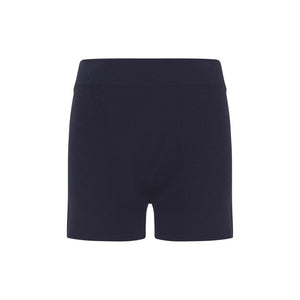 Blue Cotton Bermuda Shorts