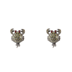 Black Silver Earrings