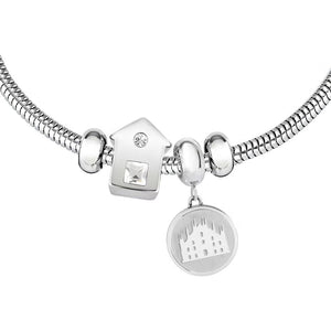 Gray Stainless Steel Bracelet