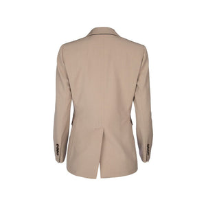 Beige Virgin Wool Coat
