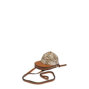 Brown Canvas Shoulder Bag
