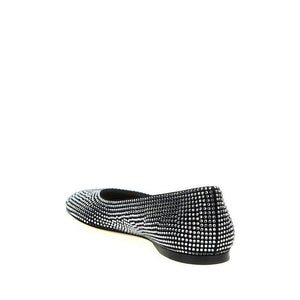 Black Goatskin Ballet Flats