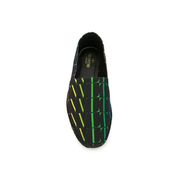 Black Canvas Espadrilles
