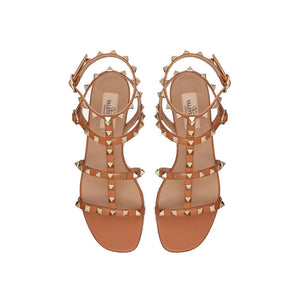 Brown Leather Strap-On Sandals