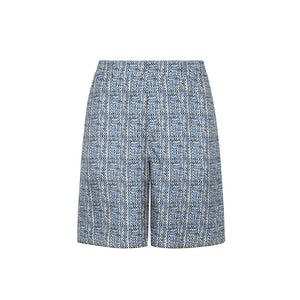 Blue Silk Short And Mini Shorts