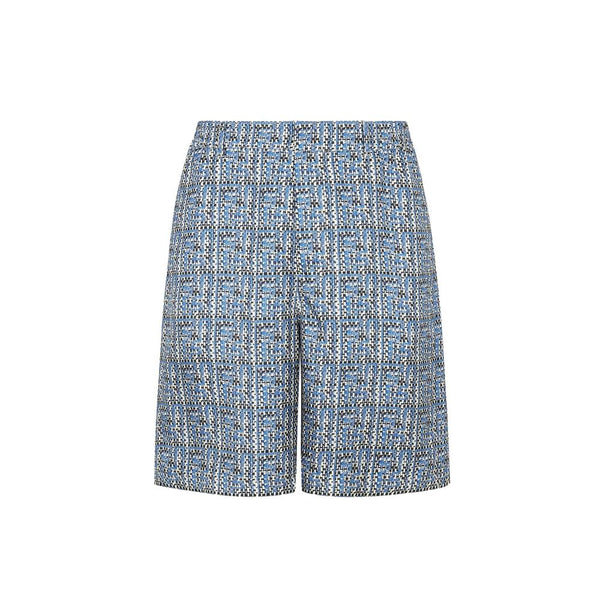 Blue Silk Short And Mini Shorts