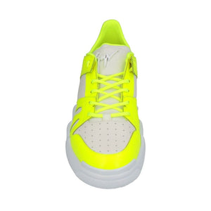 White Calfskin Low Top Sneakers