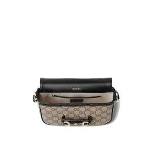 Beige Fabric Shoulder Bag