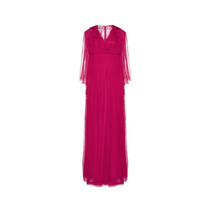 Multicolor Silk Casual Dress