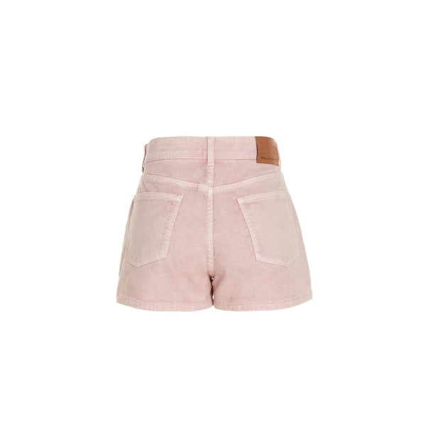 Multicolor Denim Shorts