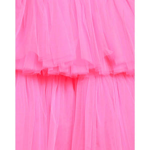 Multicolor Cotton Cocktail Dress