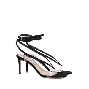 Black Calfskin High Heel Pumps
