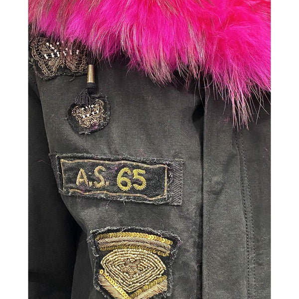 Black Cotton Parka