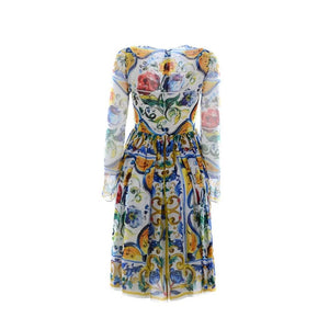 White Silk Casual Dress