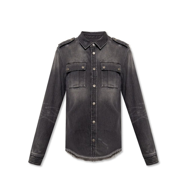 Black Denim Shirt