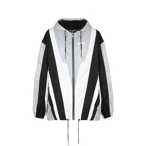Black Polyester Shell Jacket