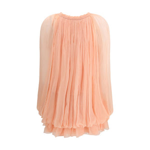 Multicolor Silk Casual Dress