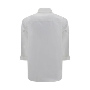 White Cotton Dress Shirt
