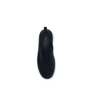Black Calf Leather Bos Taurus Low Top Sneakers