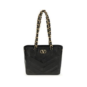Black Napa Leather / Calf Bos Taurus Shoulder Bag