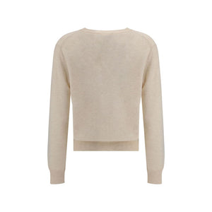 Beige Fleece Wool Sweatshirt