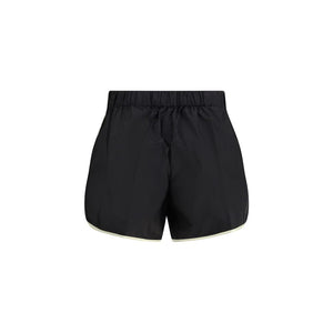 Black Recycled Polyamide Bermuda Shorts
