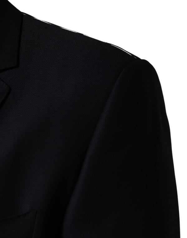 Black MARTINI Single Breasted Jacket Blazer