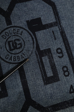 Blue Cotton Logo Hooded Sweatshirt  Sweater
