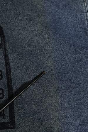 Blue Cotton Logo Hooded Sweatshirt  Sweater
