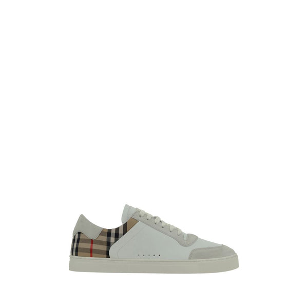 White Rubber Low Top Sneakers