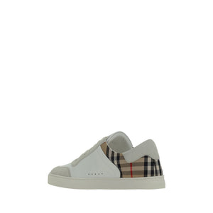 White Rubber Low Top Sneakers