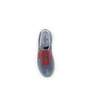 Multicolor Calf Leather Bos Taurus Low Top Sneakers