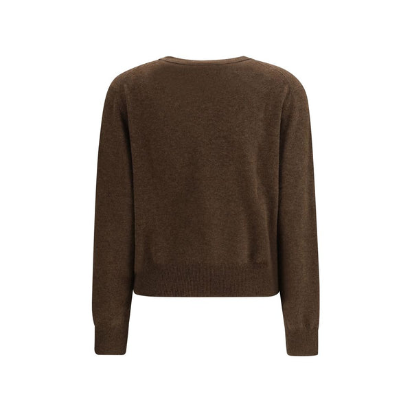 Brown Fleece Wool Sweatshirt