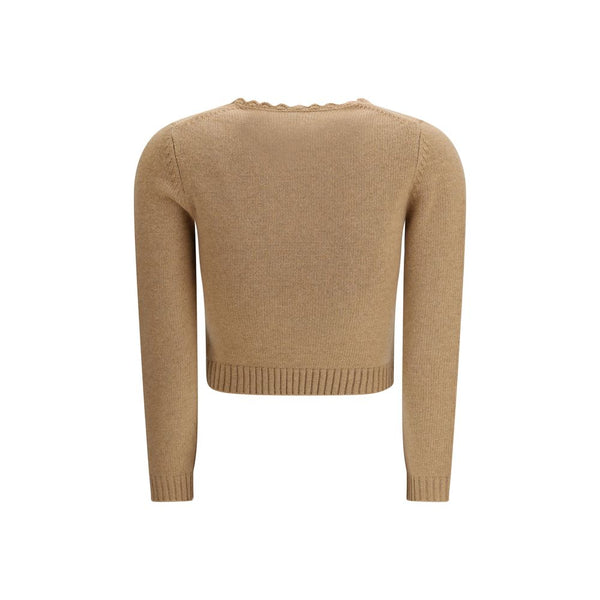 Brown Wool Sweatshirt