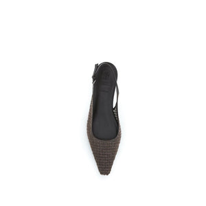 Brown Leather Ballet Flats