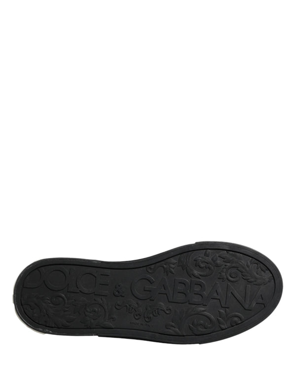 Blue Canvas Embellished Slip On Men Sneakers Shoes