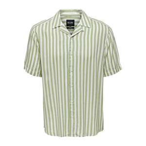 Bicolor Cotton Pattern Shirt