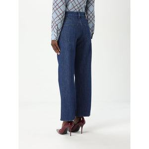 Blue Cotton Jeans Denim