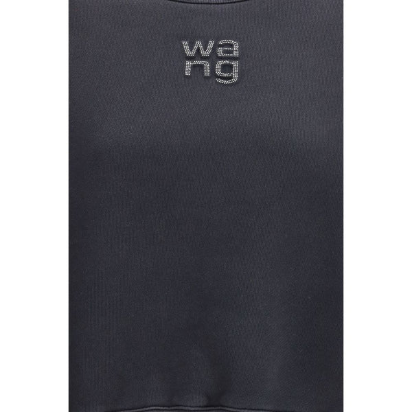 Black Cotton Sweatshirt