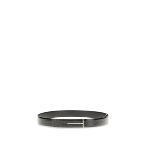 Black Goatskin Regular Belt