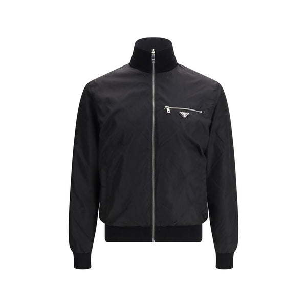 Black Fleece Wool Shell Jacket