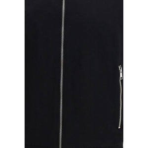 Black Fleece Wool Shell Jacket